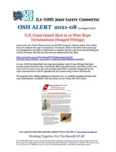 OSH Coast Guard Alert